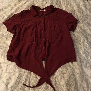 Short sleeve crop top